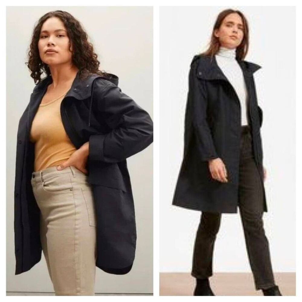 XL Everlane Black Rain Jacket